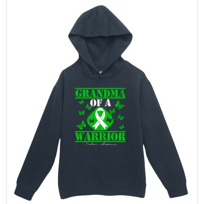 Grandma Of A Scoliosis Warrior Vintage Scoliosis Awareness Gift Urban Pullover Hoodie