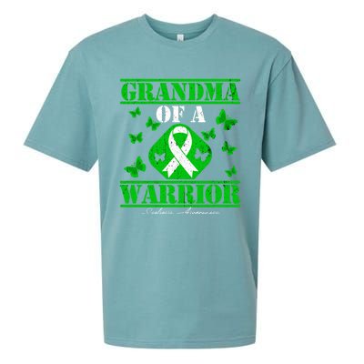 Grandma Of A Scoliosis Warrior Vintage Scoliosis Awareness Gift Sueded Cloud Jersey T-Shirt