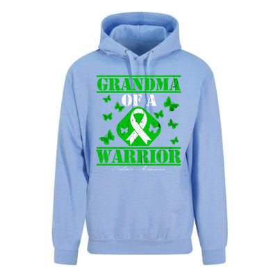 Grandma Of A Scoliosis Warrior Vintage Scoliosis Awareness Gift Unisex Surf Hoodie