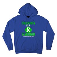 Grandpa Of A Scoliosis Warrior Vintage Scoliosis Awareness Gift Hoodie