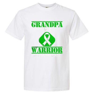 Grandpa Of A Scoliosis Warrior Vintage Scoliosis Awareness Gift Garment-Dyed Heavyweight T-Shirt