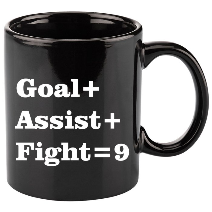 Goal Assist Fight 11oz C Handle Ceramic Mug