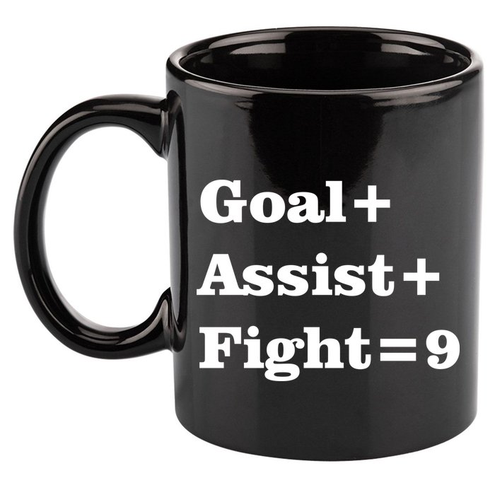 Goal Assist Fight 11oz C Handle Ceramic Mug