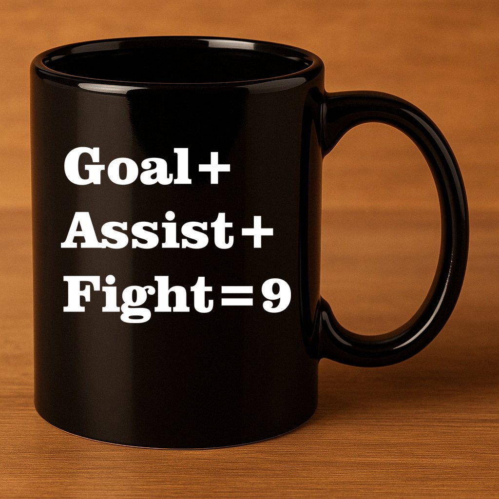 Goal Assist Fight 11oz C Handle Ceramic Mug