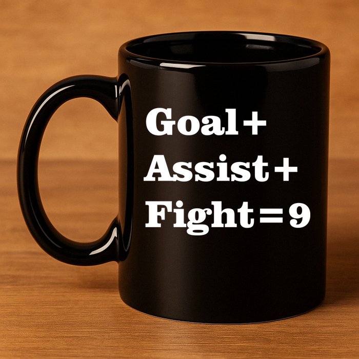 Goal Assist Fight 11oz C Handle Ceramic Mug