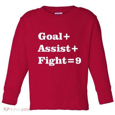 Goal Assist Fight Toddler Long Sleeve Shirt