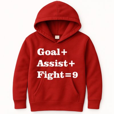 Goal Assist Fight Kids Hoodie