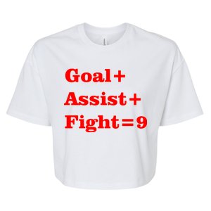 Goal Assist Fight Bella+Canvas Jersey Crop Tee