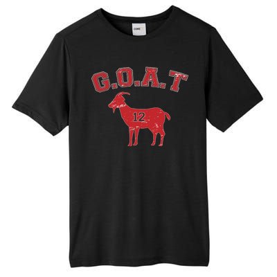 Goat 12 New England Football Fan Tall Fusion ChromaSoft Performance T-Shirt