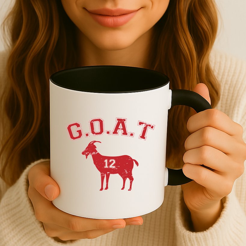 Goat 12 New England Football Fan Mug