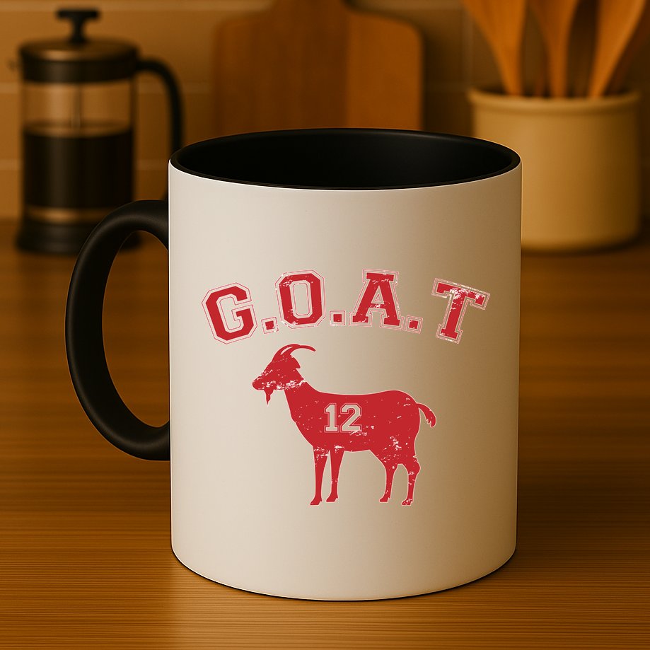 Goat 12 New England Football Fan Mug