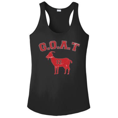 Goat 12 New England Football Fan Ladies PosiCharge Competitor Racerback Tank