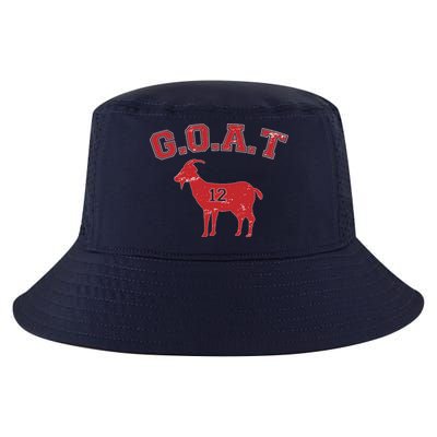 Goat 12 New England Football Fan Cool Comfort Performance Bucket Hat