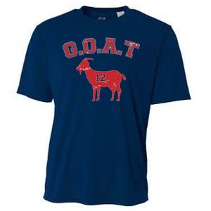 Goat 12 New England Football Fan Cooling Performance Crew T-Shirt