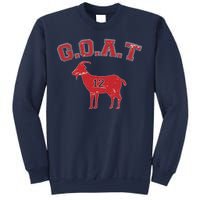 Goat 12 New England Football Fan Sweatshirt