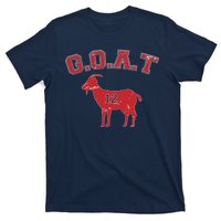 Goat 12 New England Football Fan T-Shirt