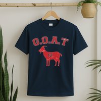 Goat 12 New England Football Fan T-Shirt