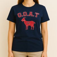 Goat 12 New England Football Fan T-Shirt