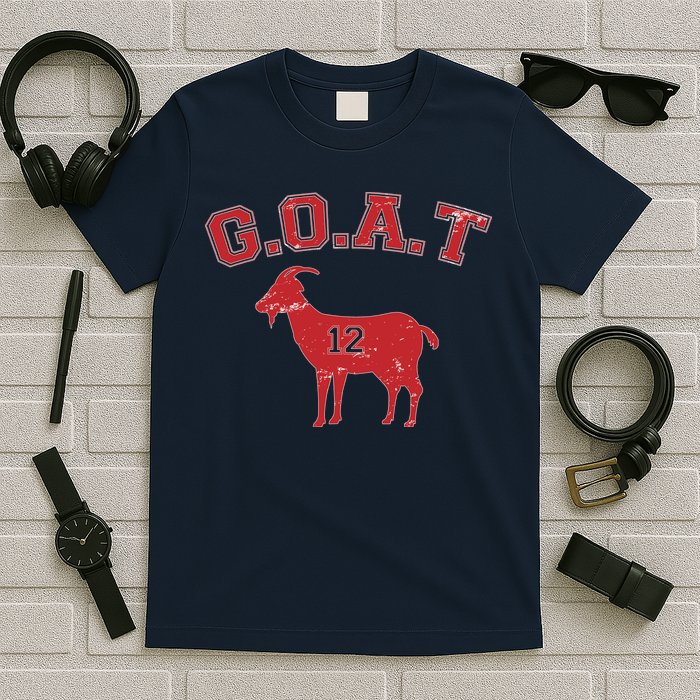 Goat 12 New England Football Fan T-Shirt