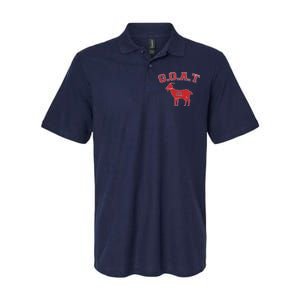 Goat 12 New England Football Fan Softstyle Adult Sport Polo