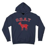 Goat 12 New England Football Fan Tall Hoodie