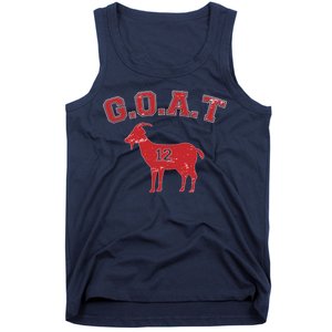 Goat 12 New England Football Fan Tank Top