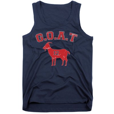 Goat 12 New England Football Fan Tank Top