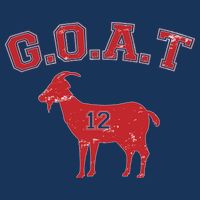 Goat 12 New England Football Fan Ladies Long Sleeve Shirt