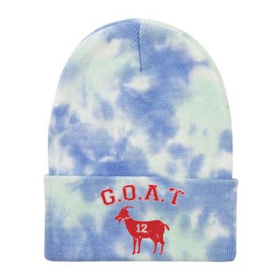 Goat 12 New England Football Fan Tie Dye 12in Knit Beanie