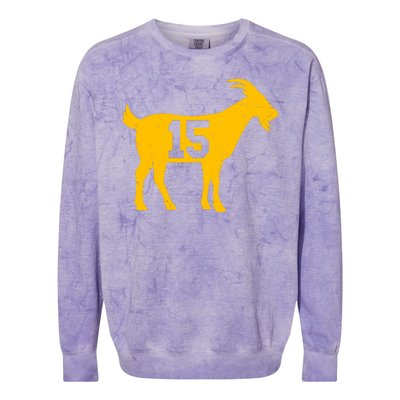 GOAT 15 Kansas City KC Football Colorblast Crewneck Sweatshirt