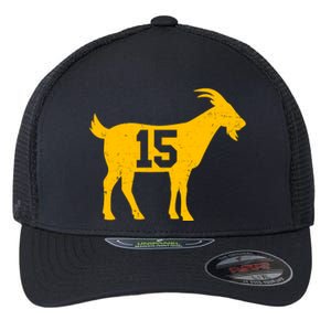 GOAT 15 Kansas City KC Football Flexfit Unipanel Trucker Cap