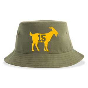 GOAT 15 Kansas City KC Football Sustainable Bucket Hat