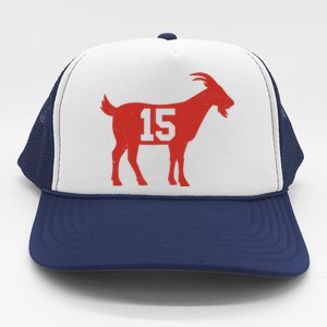 GOAT 15 Kansas City KC Football Trucker Hat