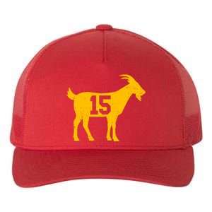 GOAT 15 Kansas City KC Football Yupoong Adult 5-Panel Trucker Hat