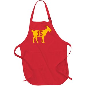 GOAT 15 Kansas City KC Football Full-Length Apron With Pockets