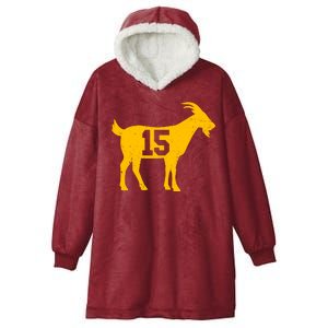 GOAT 15 Kansas City KC Football Hooded Wearable Blanket