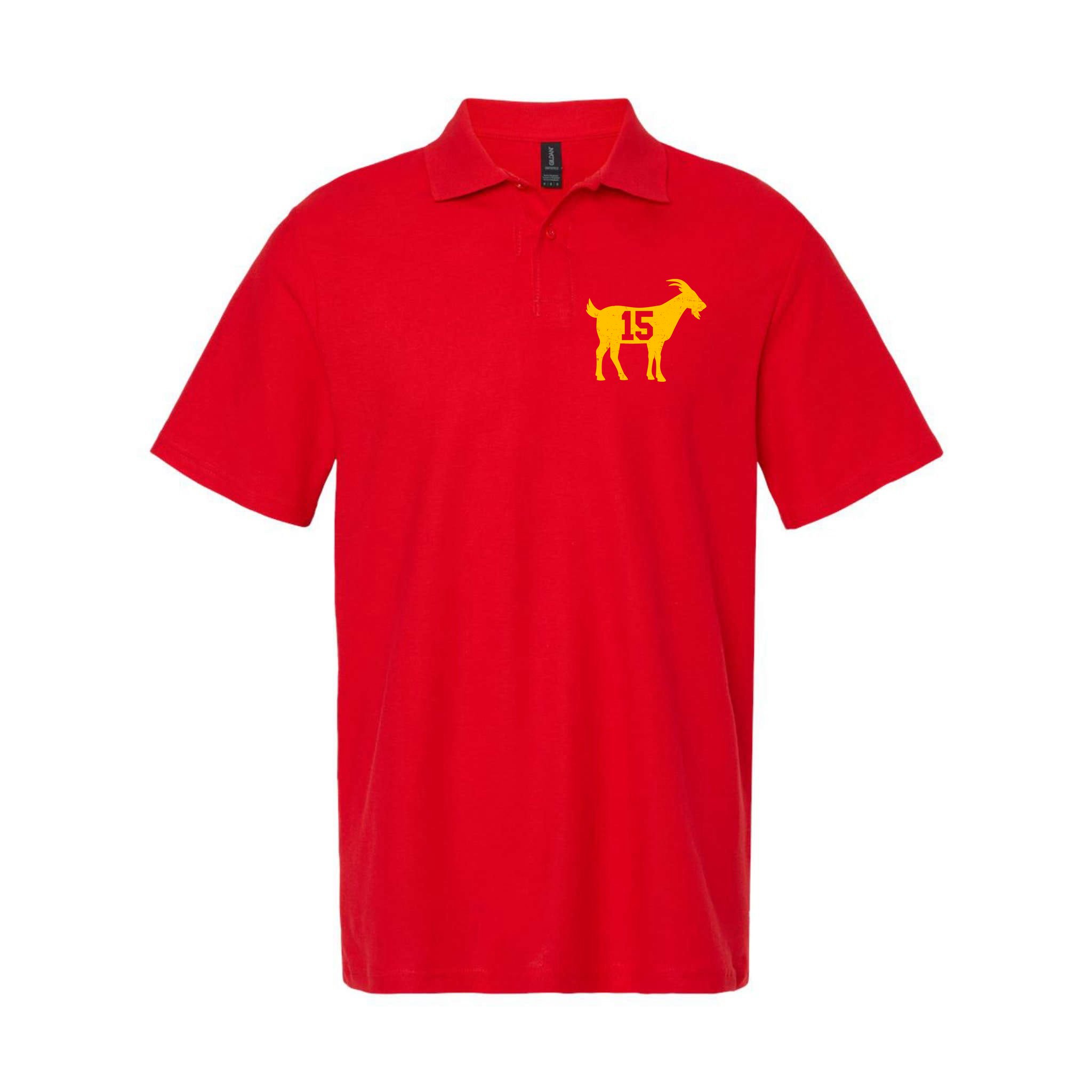 GOAT 15 Kansas City KC Football Polo