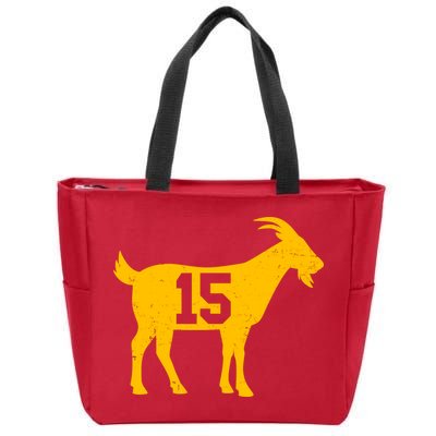 GOAT 15 Kansas City KC Football Zip Tote Bag