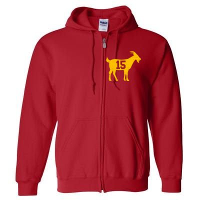 GOAT 15 Kansas City KC Football Full Zip Hoodie