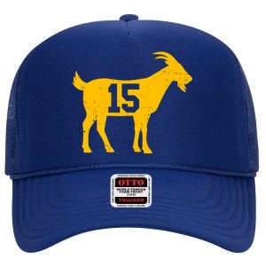 GOAT 15 Kansas City KC Football High Crown Mesh Back Trucker Hat