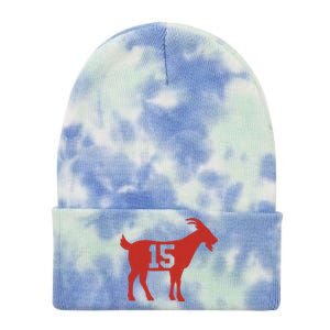 GOAT 15 Kansas City KC Football Tie Dye 12in Knit Beanie