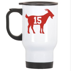 GOAT 15 Kansas City KC Football Stainless Steel Travel Mug