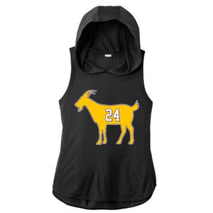 GOAT 24 Kobe Ladies PosiCharge Tri-Blend Wicking Draft Hoodie Tank