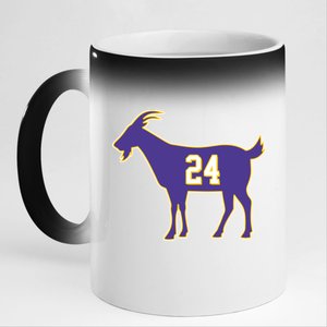 GOAT 24 Kobe 11oz Black Color Changing Mug