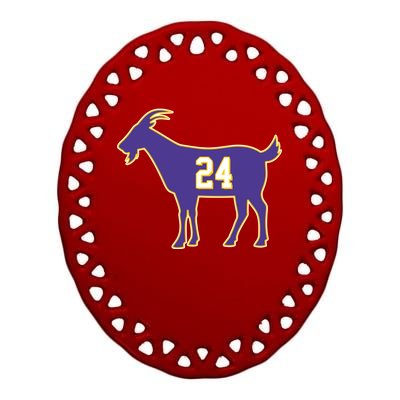 GOAT 24 Kobe Ceramic Oval Ornament