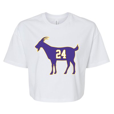 GOAT 24 Kobe Bella+Canvas Jersey Crop Tee