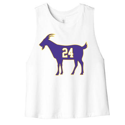 GOAT 24 Kobe Women's Racerback Cropped Tank