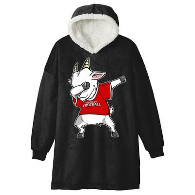 GOAT Dabbing Fantasy Football Champion Hooded Wearable Blanket