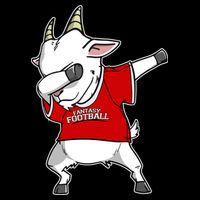 GOAT Dabbing Fantasy Football Champion Bucket Hat