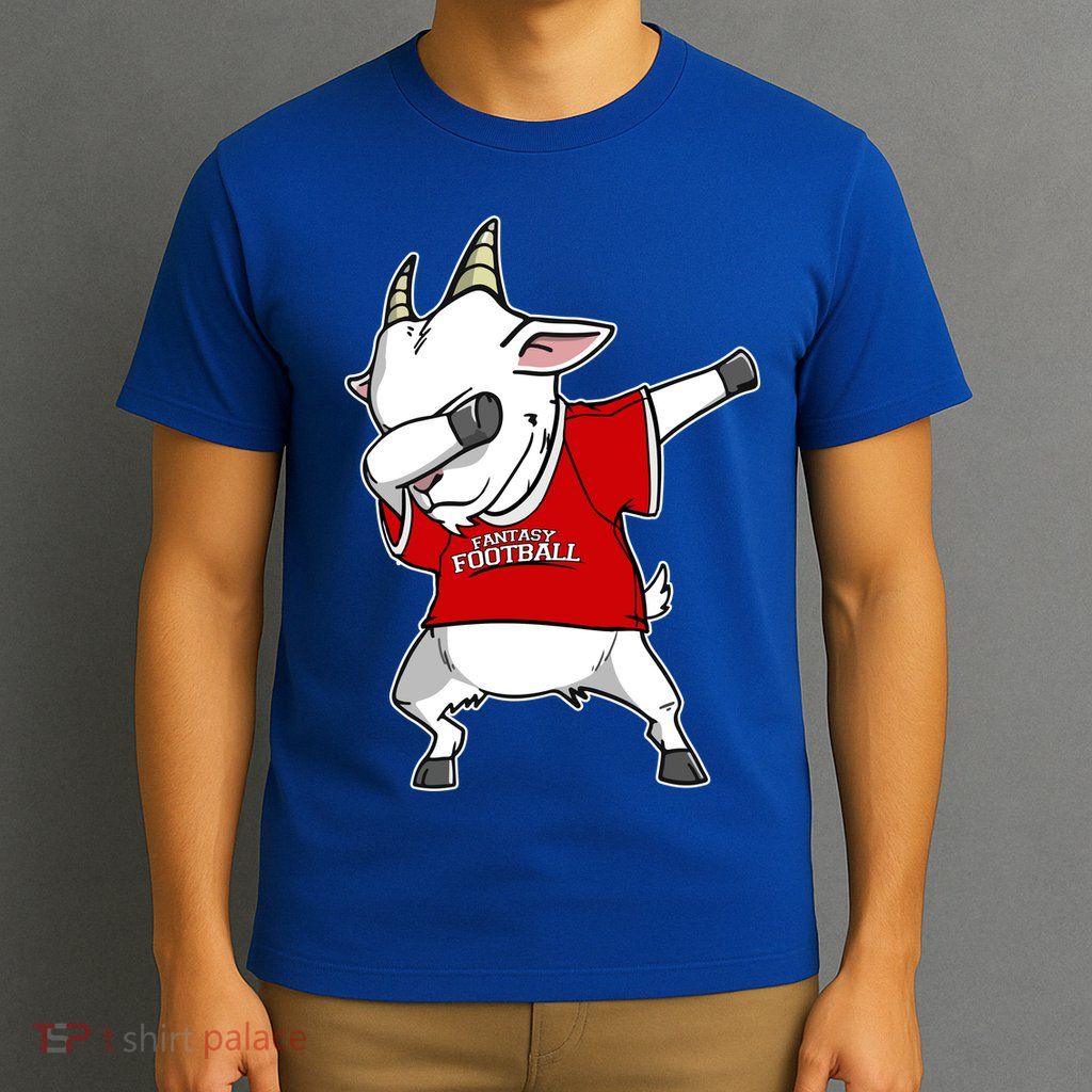 GOAT Dabbing Fantasy Football Champion T-Shirt